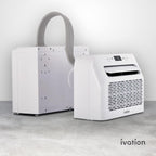 ivation 6,500 btu camper air conditioner | portable, close-up detail