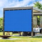 Artpuch Outdoor Pergola Shade Cover 4' X 8' Sun Shade Cloth with Grommets, 90% UV Protection Canopy Patio Privacy Screen (Customized Available) GN107, Blue