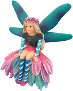 Katrina The Garden Fairy - a Miniature Fairy Statue for Your Fairy Garden and Miniature Figurines by GlitZGlam
