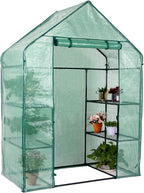 greenhouse, green house 3 tiers 6 shelves stands, main product view