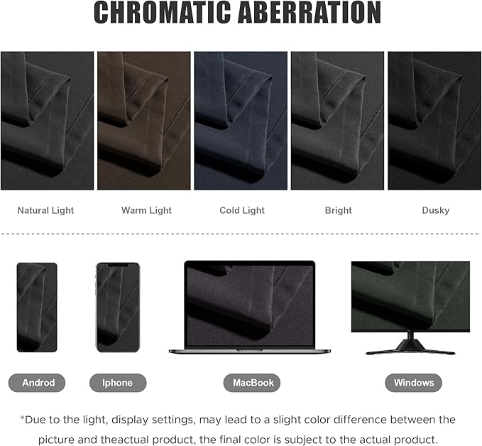 BONZER Waterproof Indoor/Outdoor Curtains for Patio Thick Privacy Extra Wide Grommet Curtains for Bedroom, Living Room, Porch, Pergola, Cabana, 1 Panel, 150W x 95L inch, Charcoal