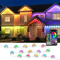 20FT Permanent Outdoor Lights, RGB LED Eaves Lights with IP67 Waterproof, Smart App Remote Control, Music Sync, for Christmas, Party, All Holiday Decorations