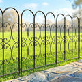 arifaro 5 pack metal decorative garden fence, 32", main product view