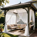 netting for porch/patio/canopy/garden, 60x96in, 2pack, outdoor sheer tulle, main product view