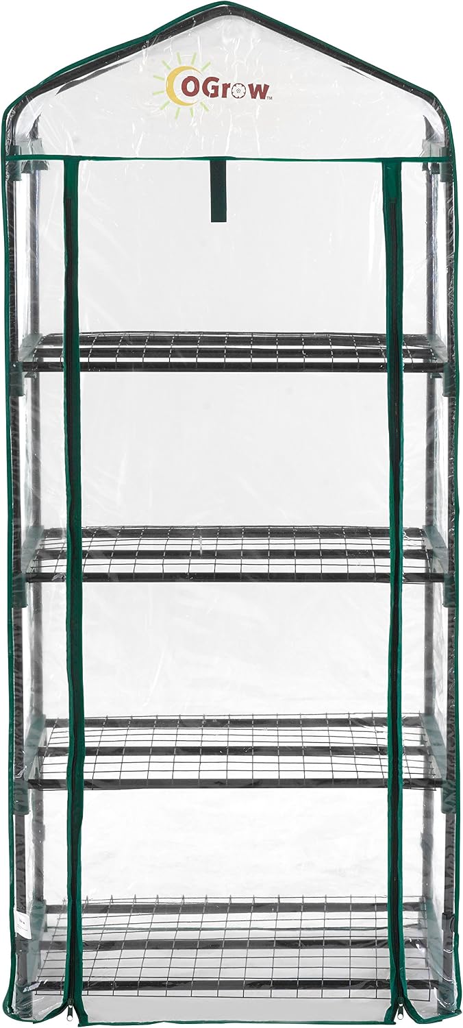 machrus ogrow mini portable greenhouse with cover and, main product view