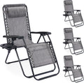 newbulig zero gravity chairs set of 4, folding, main product view