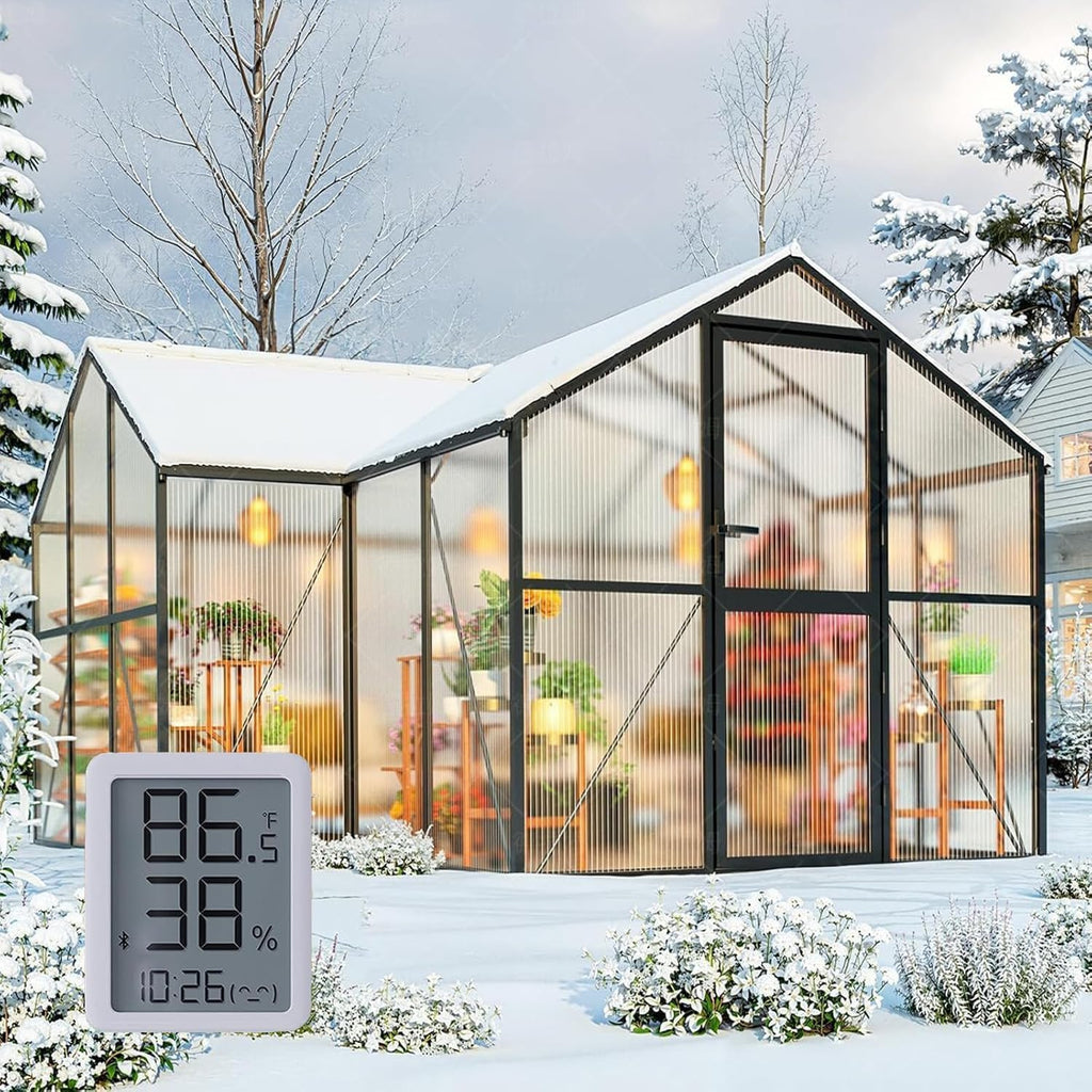 12x12 ft t-shape greenhouses, polycarbonate green house with, main product view