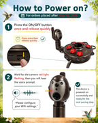LUJII Smart Hummingbird Feeder with Camera for Outdoor Hanging, Hand Blown Glass, Solar WiFi Feeder with Live View App, 6 Feeding Ports, Leak-Resistant Design, Ant Moat & Gift Box, 36 fl oz, Teal