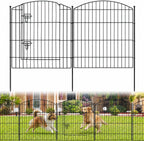10 panel no dig garden fence with gate, main product view
