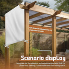 Universal Pergola Replacement Canopy Outdoor Canopy Shade Cover Waterproof Shade Top Cover for Outdoor Patio Porch Backyard(16 x 7 ft,Beige)