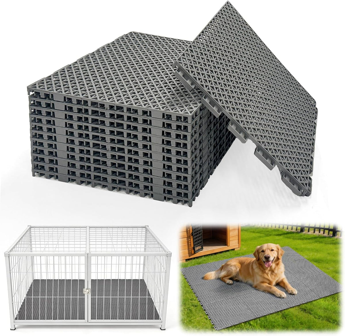 12 * 12 * 0.51inch dog kennel flooring, main product view