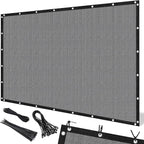 Artpuch 90% Sun Shade Cloth, 5 x 12 FT Pergola Shade Cover Canopy with Grommets, Sun Screen Fabric Tarp for Patio, Outdoor, Garden, Backyard, Light Grey