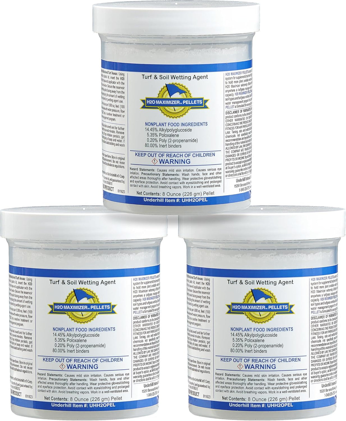 underhill h2o maximizer wetting agent pellets – fixes, main product view