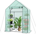 3 tier 6 shelves mini walk-in greenhouse, 56, main product view