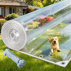 14 mil clear tarp heavy duty waterproof, tear-resistant, main product view