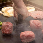 Cuisinart Smash Burger Press, Cast Iron, 6.5" Round Burger Smasher | Hamburger press with round flat edge for crispy carmelization, the go-to grill press for indoor and outdoor cooking, CISB-111
