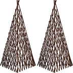 expandable teepee willow fence, teepee trellis pyramid plant, main product view