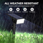 12Pack Solar Spot Lights Outdoor, Solar Lights Outdoor Waterproof with 4 Light Mode 2-in-1 Landscape Spotlights Solar Powered Yard Garden Outside Flood Light for House Pathway Tree (Cool White)