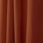 NICOLE MILLER NEW YORK Canvas Indoor/Outdoor Grommet Top Curtain Panel Pair, 54"x96", Orange Marmalade