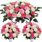 lodou 3pack cemetery decorations for grave large headstone, main product view