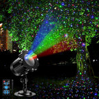 Outdoor RGB Laser Projector Lights 3 Color Starry Sky Firefly Effect | IP65 Moving Projection Light with Remote for Christmas Halloween Parties, Garden, Yard, New Year – Holiday Landscape Decor