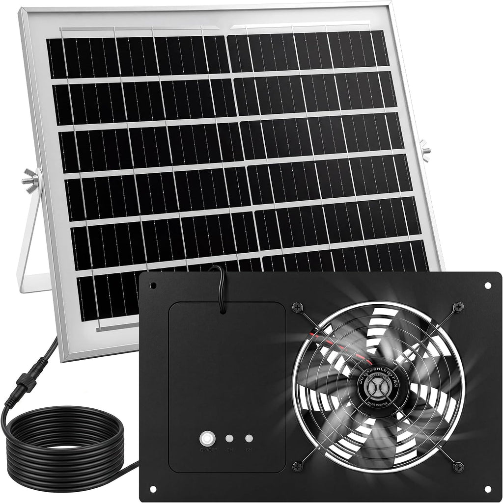 ropelux solar exhaust fans with 24/7 operation and, main product view