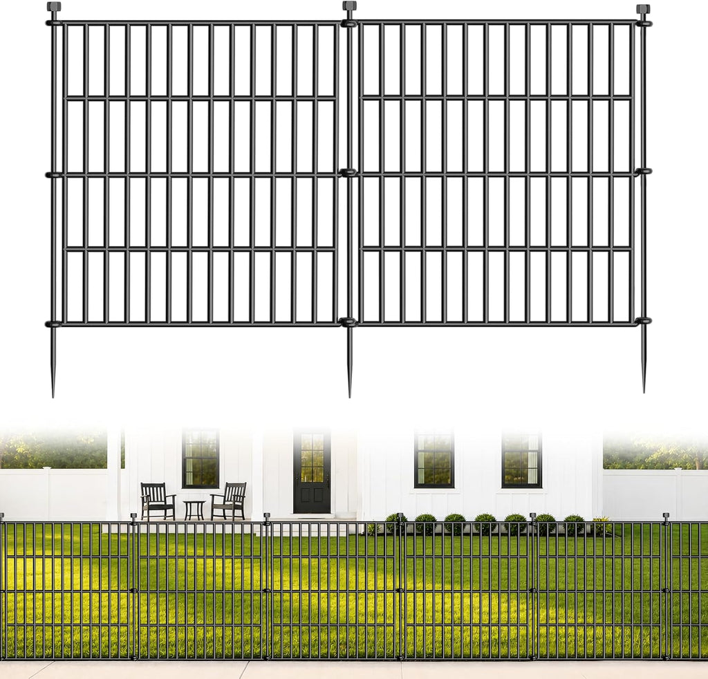 no dig garden fence outdoor for yard, 24in, main product view