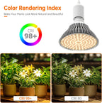 Hanging Grow Light for Indoor Plants, 3000K | 25W Hanging Plant Light, 3000K Full Spectrum LED with 16.4ft Power Cord, Ideal for Indoor Tall Plants,1-Pack