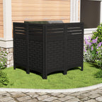 zzm black privacy fence panels outdoor decorative air, main product view