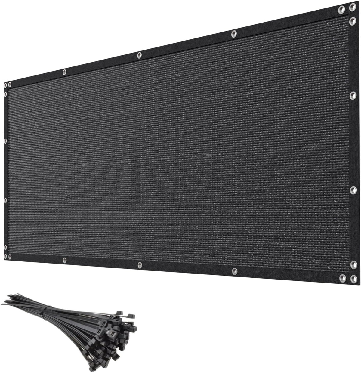 5ft x 50ft black privacy screen fence 90%, main product view