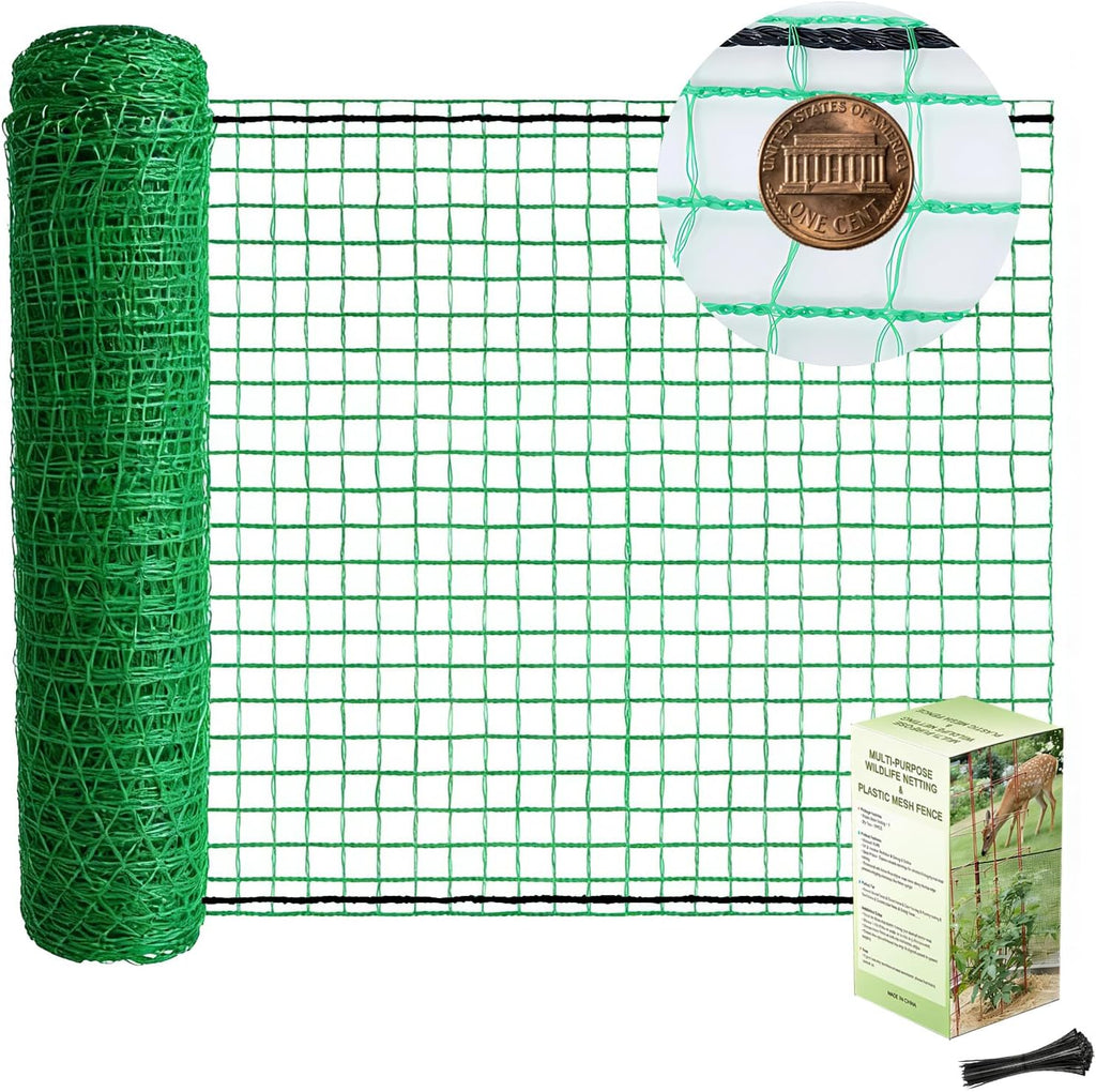 poyee deer fence netting 5x100ft plastic mesh netting, main product view