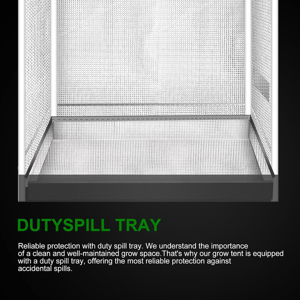 small grow tent for aerogarden，18”x18”x36” ，hydroponics growing system, package contents