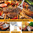 BBQ Grill Accessories Set for Ourdoor,Grilling Set for Men | Barbecue Tool Sets,BBQ Gifts for Men,31PCS Grilling Gifts for Men,Grilling Accessories with Apron for Dad