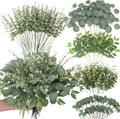 daynight 120 pcs artificial mixed eucalyptus stems bulk, main product view
