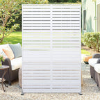 metal privacy screen outdoor, heavy-duty galvanized steel free, main product view