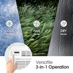lg 6,000 btu window air conditioner, 115v, cools, package contents