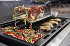 Weber® Rust‑Resistant Griddle Insert | Fits Searwood® & Select Large Spirit® Grills, Pre-Seasoned Carbon-Steel Griddle Insert for Outdoor Flat-Top Cooking