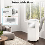 10,000btu energy saving portable air conditioners for rooms, side view