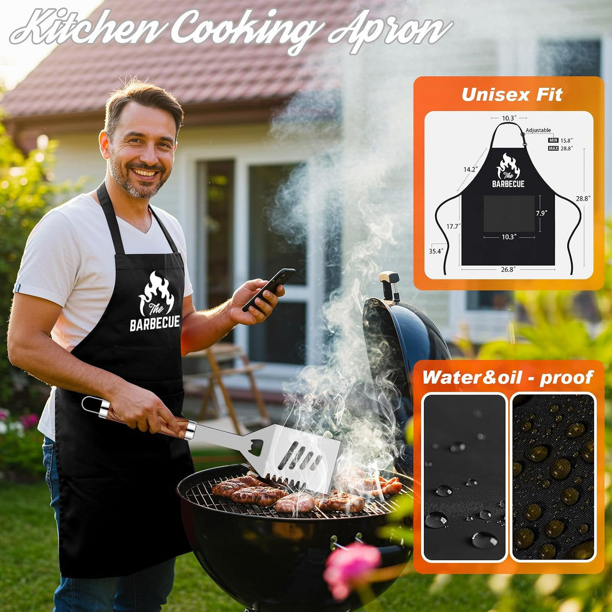 romanticist 26pcs grilling gifts for men, dad gifts, close-up detail