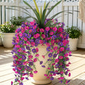 3 bundles fake artificial morning glory flowers for, main product view