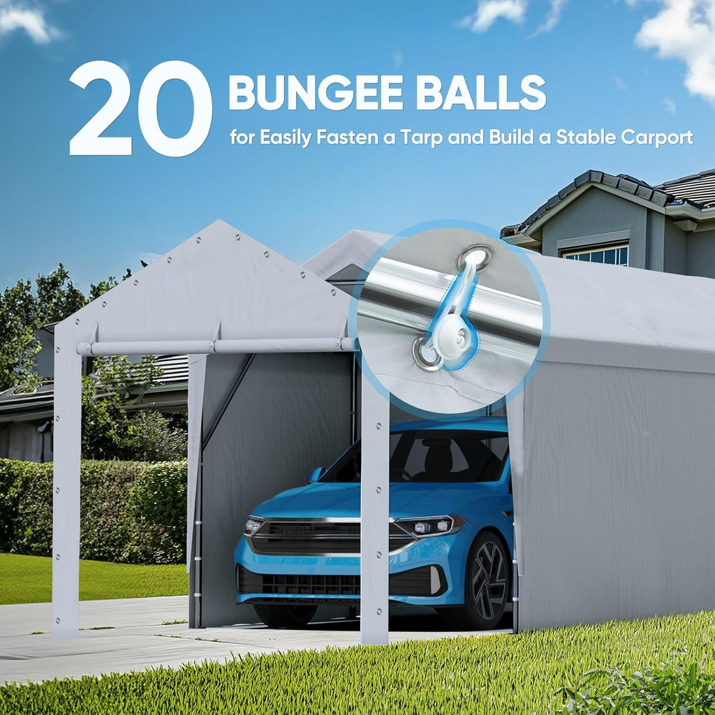 advance outdoor 12x20 ft carport replacement door with showing dimensions