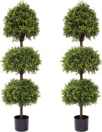 the bloom times 55" tall artificial boxwood triple, main product view