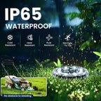 SOLPEX Solar Ground Lights Outdoor, Pathway Lights 12 Pack Cool White | IP65 Waterproof Landscape Lighting for Walkway, Driveway, Pathway, Garden, Backyard Decor- Transparent Lampshade