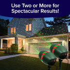 Star Shower Ultra 9 Outdoor Laser Light Show with Remote, AS SEEN ON TV, New 9 Unique Patterns, Showers Home w/Thousands of Lights, 3 Color Combinations, Motion or Still, Up to 3200 Sq Ft