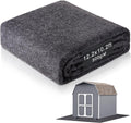 12.2 x 10.2 ft storage shed floor mat—waterproof, main product view