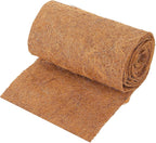 EATAKWARD 120'' x 12'' Coconut Mat, Coco Fiber Roll, Natural Coconut Coco Liner Roll, Thick Coco Liners for Planters, Flowers, Pet, Tortoise, Lizard, Snake, Rabbit, Brown (120 * 12 inch)