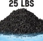 timgle 25 lbs activated charcoal bulk coconut granular, main product view