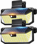 luhlee 470 led clip on solar light outdoor, main product view