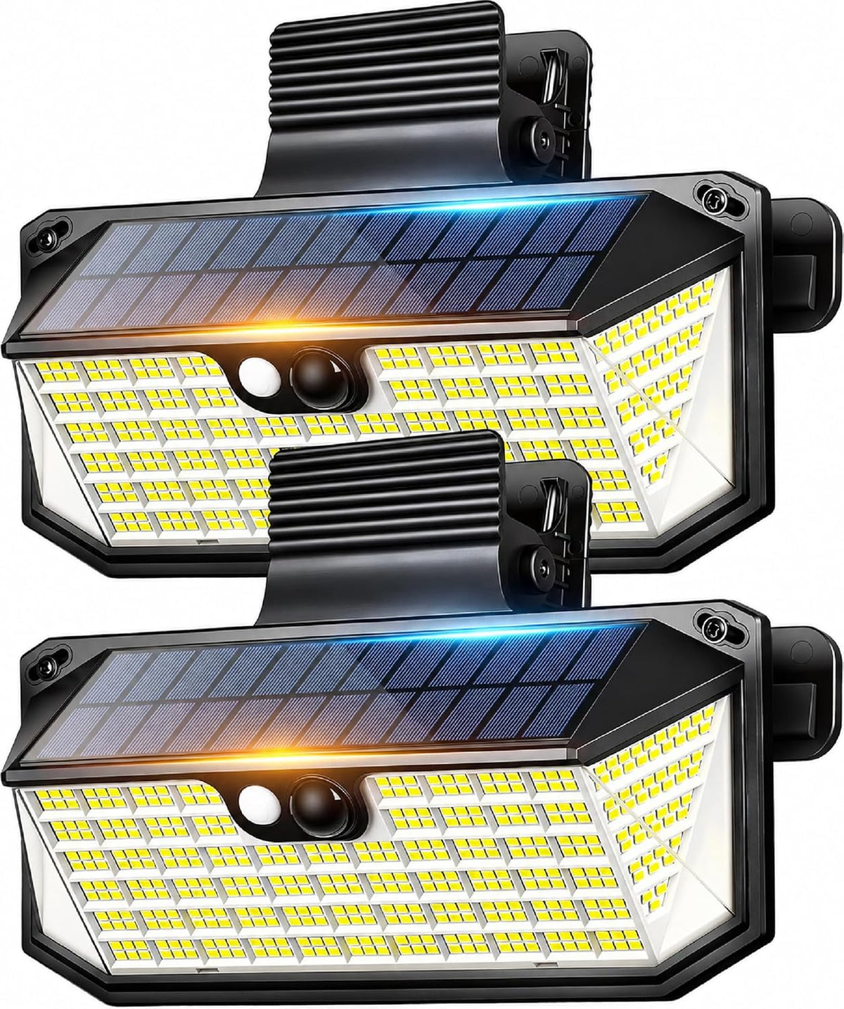 luhlee 470 led clip on solar light outdoor, main product view