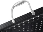 HexClad 16" Hybrid Nonstick BBQ Grill Topper, Dishwasher-Friendly, BBQ and Oven-Safe Up to 900°F